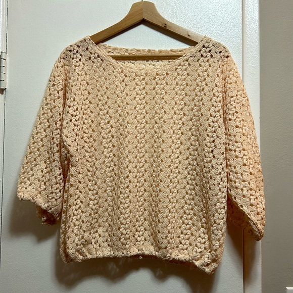 Handmade vintage lace top - Picture 1 of 1